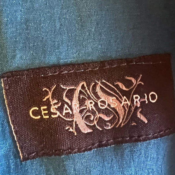 CESAR ROSARIO Ladies Blue Formal Dress Ball Gown Asimétrico Wedding Party . PROM - Picture 14 of 16